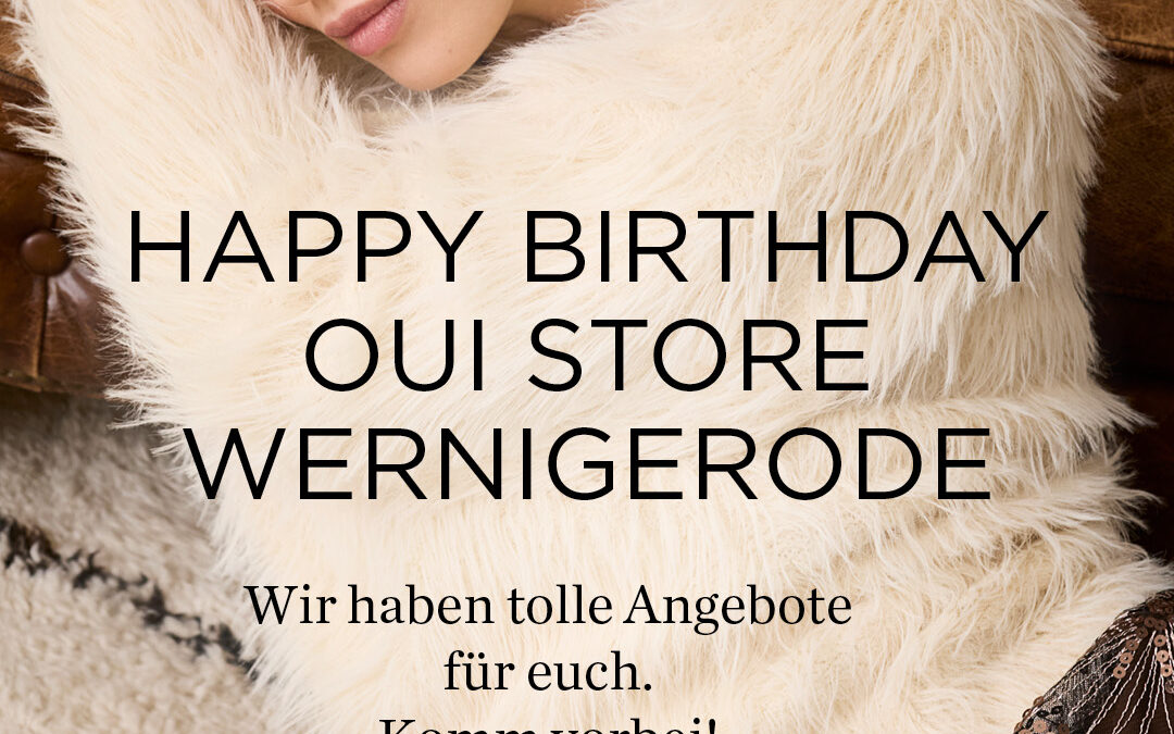 OUI Store Wernigerode feiert 3. Geburtstag
